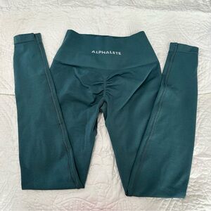 Alphalete Amplify Leggings: Pier Blue XS